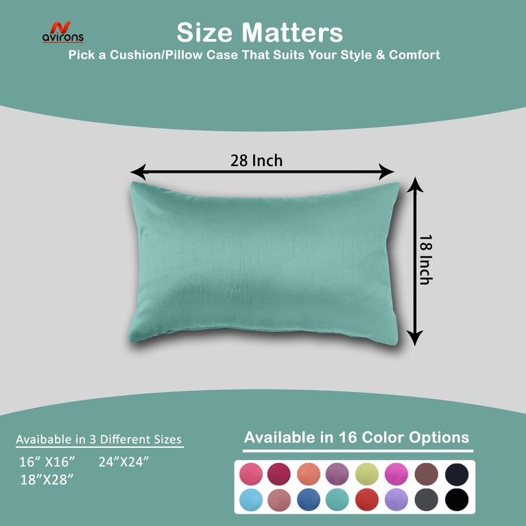 Silky Satin Pillowcase – Frizz-Free Hair, Wrinkle-Free Skin, Cooling & Hypoallergenic Pillow Cover 18x28 inch