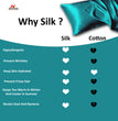 Luxury Satin Silk Pillowcase – Cooling, Anti-Wrinkle, Hypoallergenic Pillow Cover for Hair & Skin Protection 18x28 inch Pillow cover