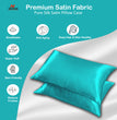 Luxury Satin Silk Pillowcase – Cooling, Anti-Wrinkle, Hypoallergenic Pillow Cover for Hair & Skin Protection 18x28 inch Pillow cover