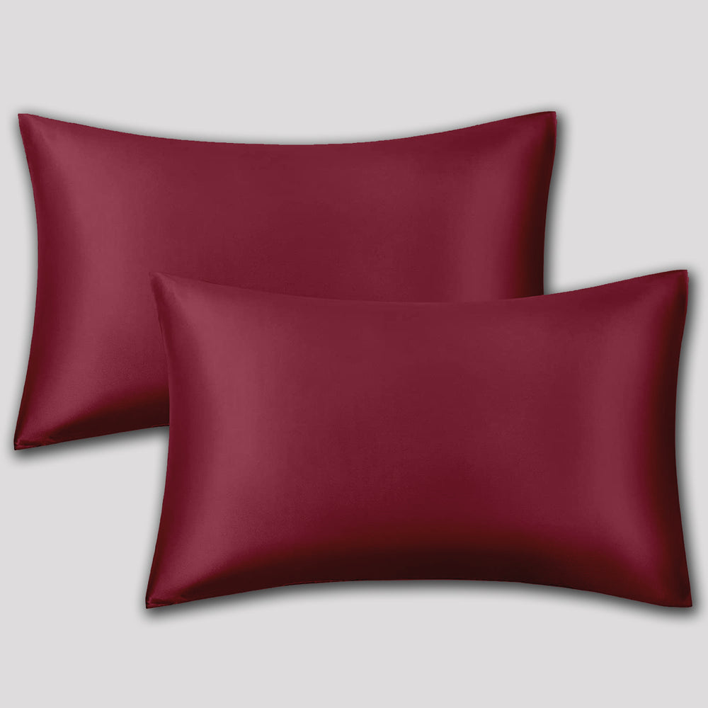 Satin Silk Pillow Cover – Ultra Soft, Anti-Frizz, Wrinkle-Resistant for Hair & Skin, Hypoallergenic 18x28 inch