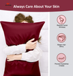 Satin Silk Pillow Cover – Ultra Soft, Anti-Frizz, Wrinkle-Resistant for Hair & Skin, Hypoallergenic 18x28 inch