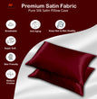 Satin Silk Pillow Cover – Ultra Soft, Anti-Frizz, Wrinkle-Resistant for Hair & Skin, Hypoallergenic 18x28 inch