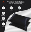 Satin Silk Pillowcase – Protects Hair & Skin, Cooling, Wrinkle-Free, Hypoallergenic Pillow Cover, 18x28 inch satin silk pillow cover