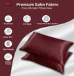 Luxury Satin Silk Pillow Cover 18x28 Inches – Protects Hair & Skin, Wrinkle-Resistant & Cooling Pillowcase