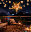 Elegant Paper Star Lantern – Lightweight Hanging Star for Xmas, New Year Celebrations & Festive Decor