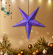 Hanging Paper Star Lantern – Luxury Star for Xmas & New Year, Durable, Lightweight, Reusable & Easy to Assemble for Holiday Party Decorations