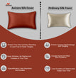 Smooth Satin Silk Pillowcase 18x28 Inches – Anti-Wrinkle & Anti-Frizz Pillow Cover for Hair & Skin Care, Hypoallergenic