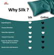 Satin Pillowcase 18x28 Inch – Cooling Silk Pillow Cover for Skin & Hair, Wrinkle-Free & Hypoallergenic