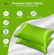 Satin Pillow Cover – Ultra Soft & Smooth Silk Pillowcase for Hair & Skin, Cooling & Wrinkle-Resistant-18x28 Inch