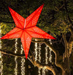 Star-shaped festive light, Star Christmas tree decoration, Large star lantern, Paper star hanging light, Star-shaped lantern light, Star holiday decor, Christmas star lighting, Hanging star paper lantern, Paper star decoration, Large paper star lantern, LED paper star, Golden star lantern, Christmas star lights, Star-shaped light fixture