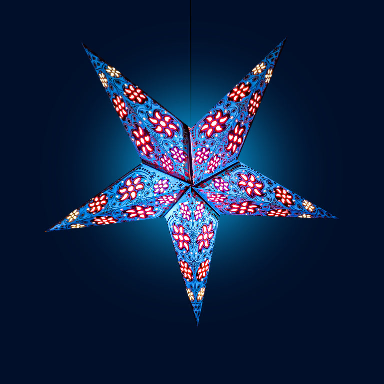 Luxury Christmas Star Paper Lantern – Premium Hanging Star for Holiday Parties & Perfect for Festive Decor