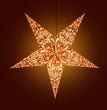 Elegant Paper Star Lantern – Lightweight Hanging Star for Xmas, New Year Celebrations & Festive Decor