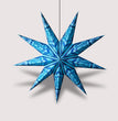 9-Pointed Paper Star Lantern – Hanging Star Pendant Lampshade for Weddings, Christmas, and Parties