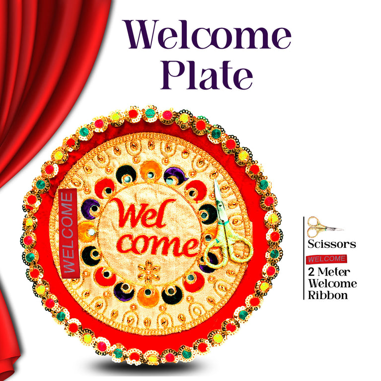 Wedding welcome thali,welcome thali,Unique wedding thali ideas,Guest welcome platter,Customizable wedding thali, Wedding thali, Wedding guest welcome thali