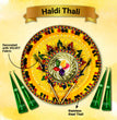 Hand crafted Haldi Thali,Decorative Haldi Thali,Wedding Ceremony Thali,Haldi Ceremony Platter,Traditional Haldi Thali,Handmade Thali for Wedding,Shaadi Decor Thal,12-inch Haldi Thali,Puja,Haldi Plate,Handmade Wedding Plate,Ubtan Haldi Platter