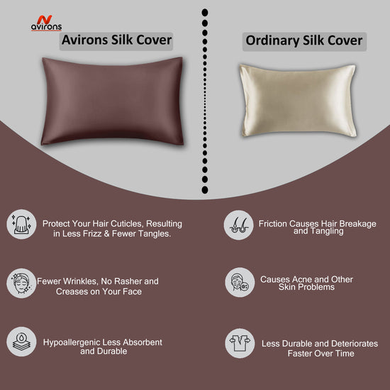 Skin Friendly pillow cover, silk cover, durable pillow cover,  soft satin Pillow-cover for comfort